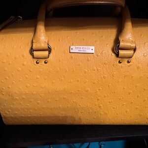 Kate Spade Mustard Textured Leather Bag